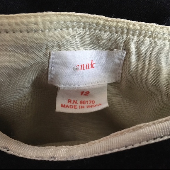 Snak Anthropologie Black Velvet Skirt - Picture 4 of 7